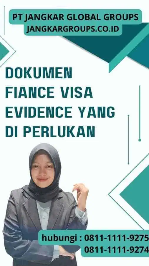 Dokumen Fiance Visa Evidence yang Di perlukan