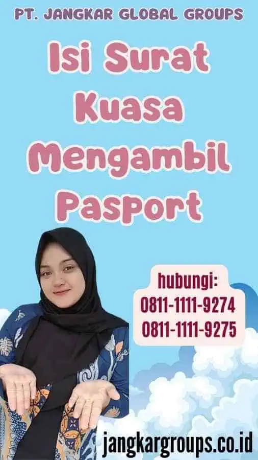 Isi Surat Kuasa Mengambil Pasport