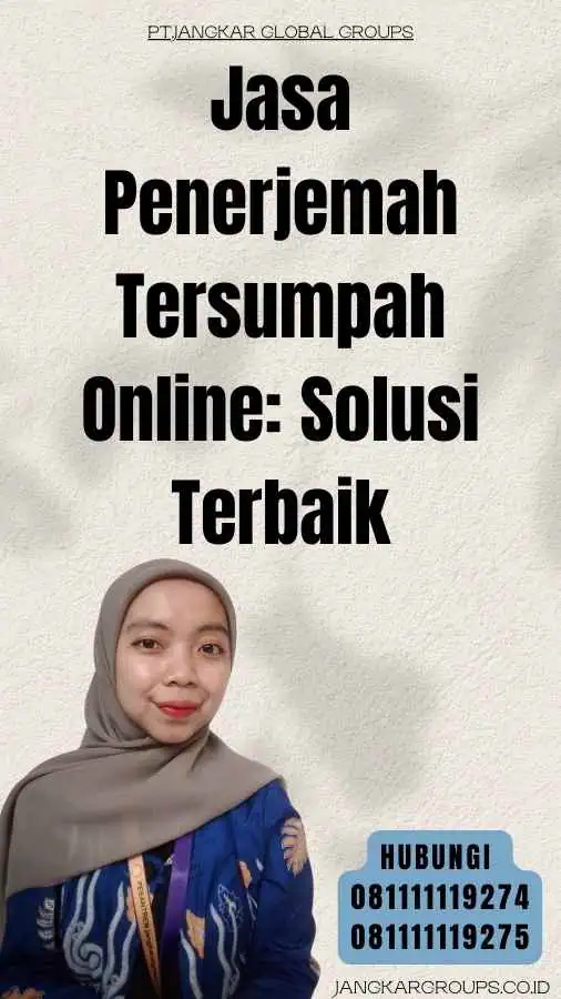 Jasa Penerjemah Tersumpah Online Solusi Terbaik