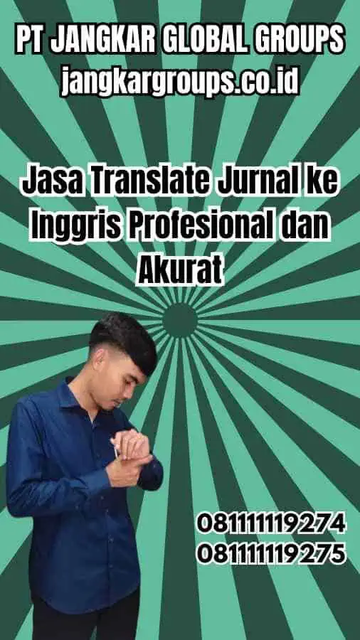 Jasa Translate Jurnal ke Inggris Profesional dan Akurat