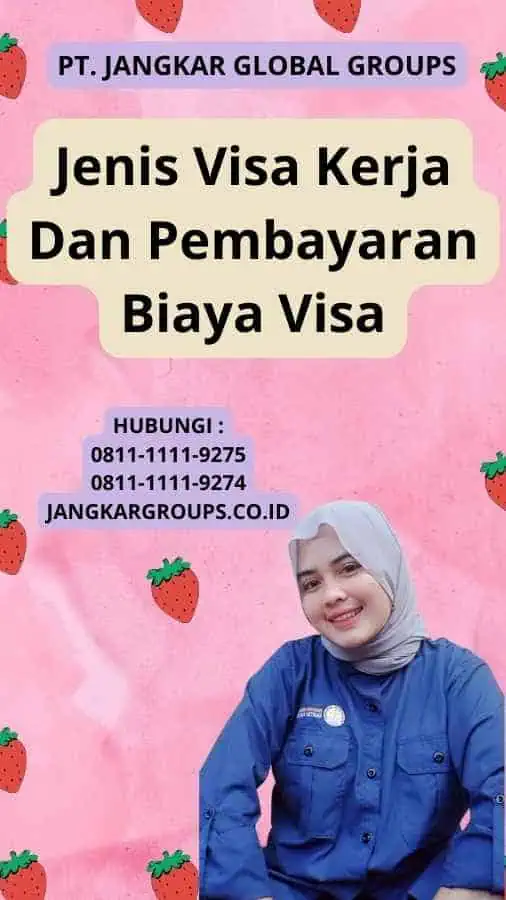 Jenis Visa Kerja Dan Pembayaran Biaya Visa