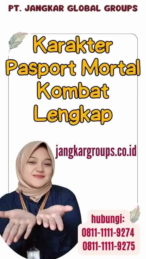 Karakter Pasport Mortal Kombat Lengkap