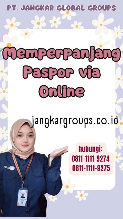 Memperpanjang Paspor via Online