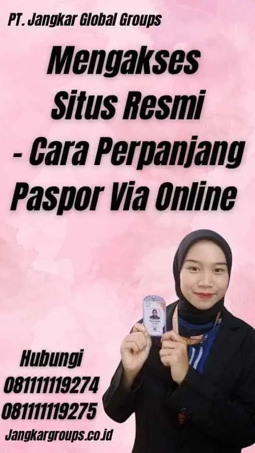 Mengakses Situs Resmi - Cara Perpanjang Paspor Via Online