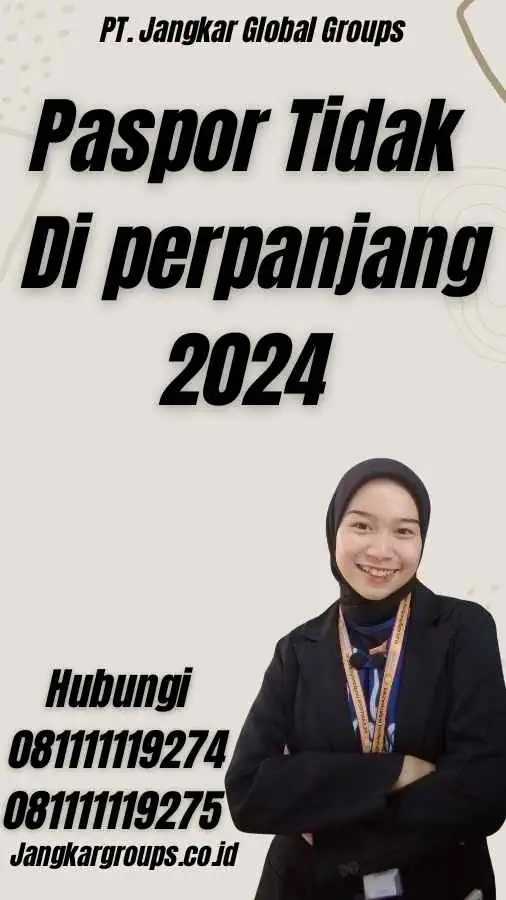 Paspor Tidak Di perpanjang 2024