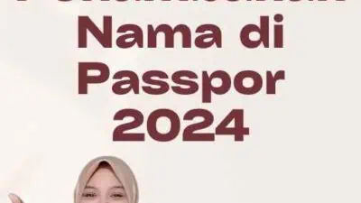 Penambahan Nama di Passpor 2024