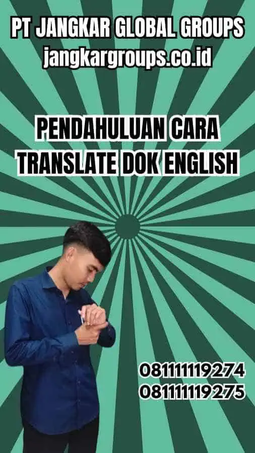 Pendahuluan Cara Translate Dok English