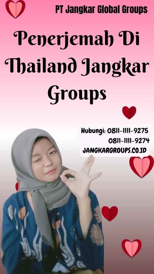 Penerjemah Di Thailand Jangkar Groups