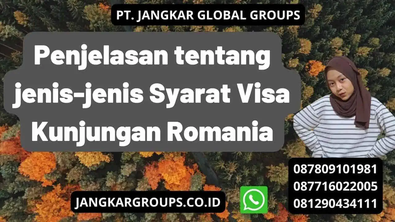 Penjelasan tentang jenis-jenis Syarat Visa Kunjungan Romania