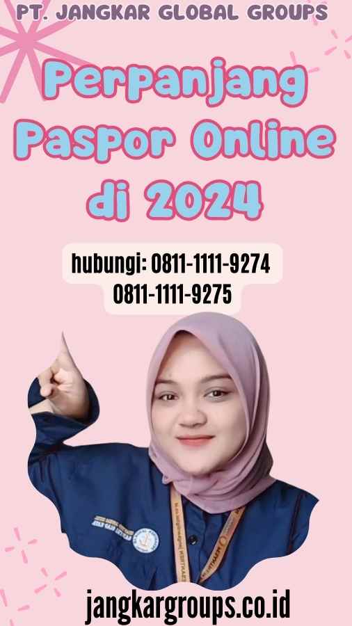 Perpanjang Paspor Online di 2024