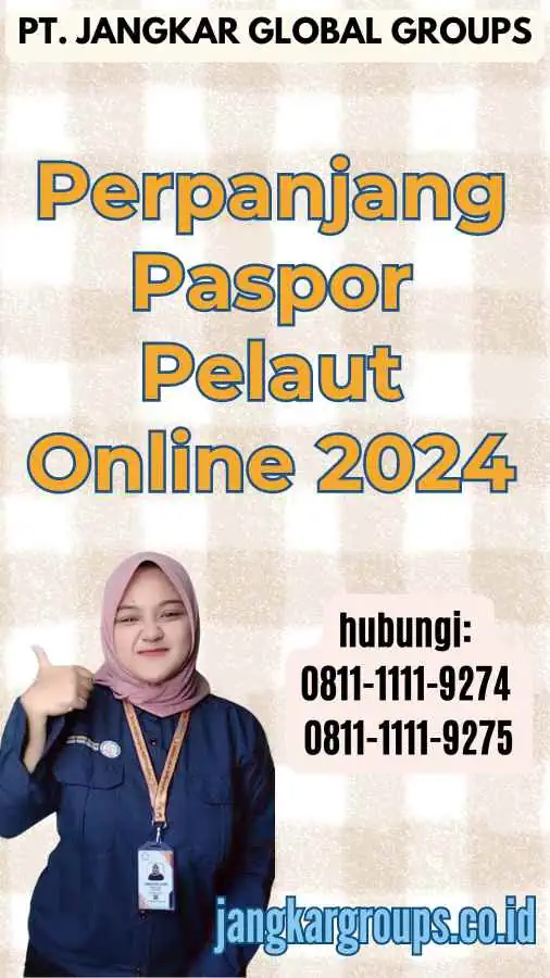 Perpanjang Paspor Pelaut Online 2024