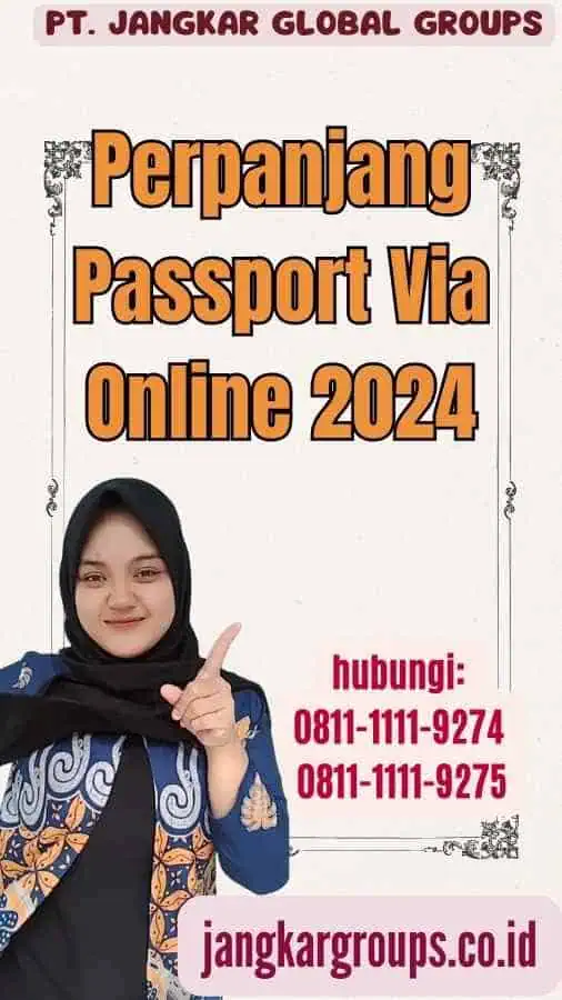 Perpanjang Passport Via Online 2024