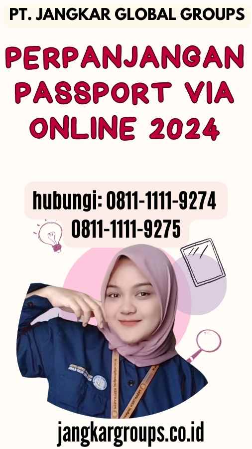 Perpanjangan Passport Via Online 2024