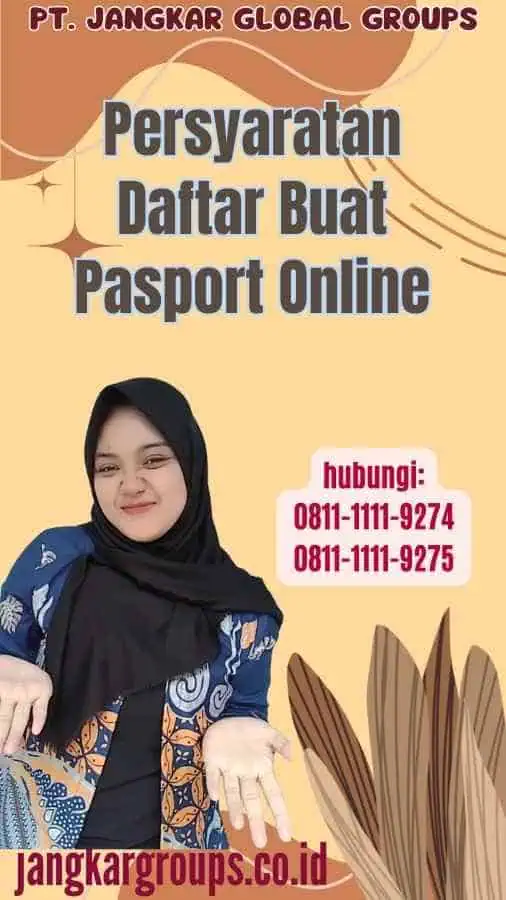 Persyaratan Daftar Buat Pasport Online