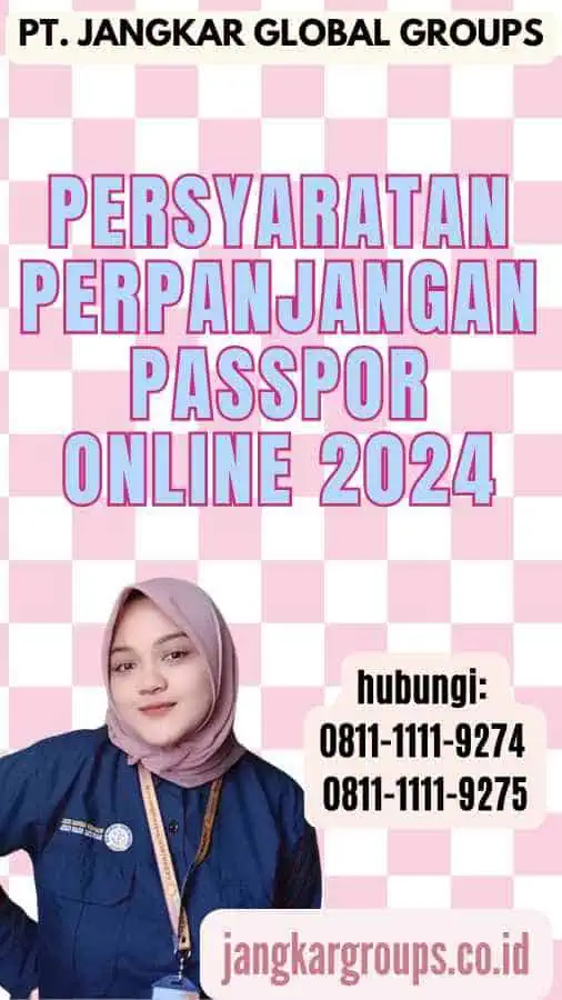 Persyaratan Perpanjangan Passpor Online 2024