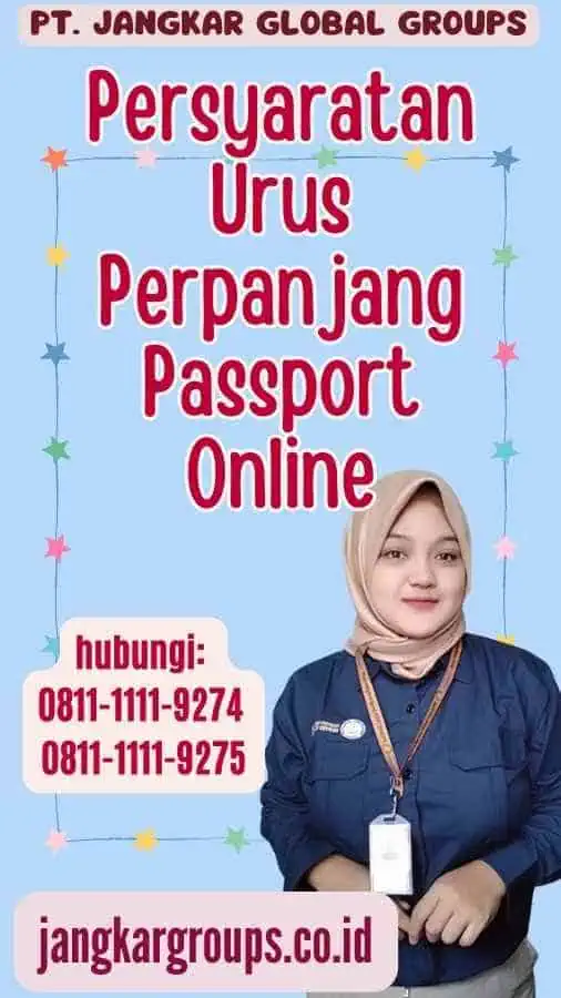 Persyaratan Urus Perpanjang Passport Online