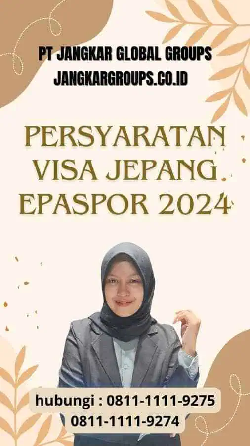 Persyaratan Visa Jepang EPaspor 2024