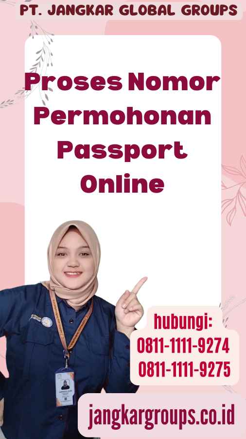 Proses Nomor Permohonan Passport Online