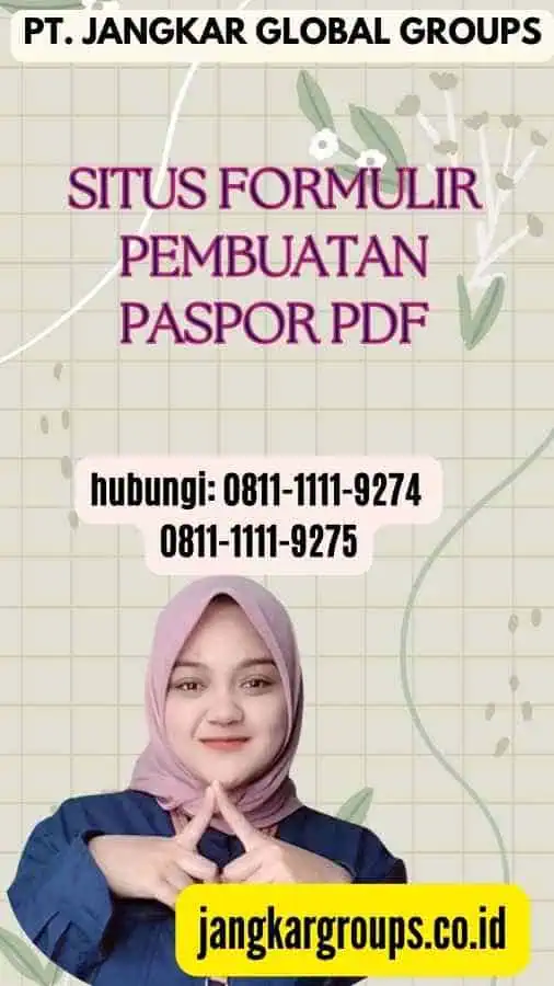 Situs Formulir Pembuatan Paspor Pdf