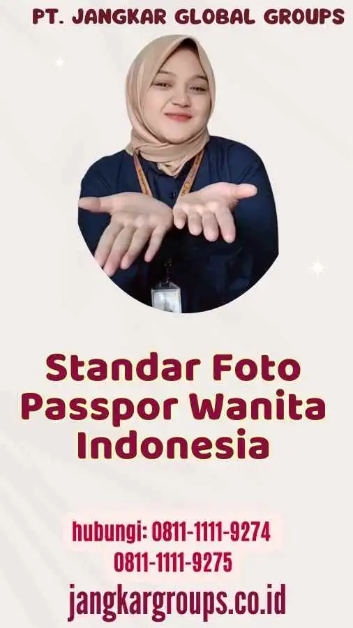 Standar Foto Passpor Wanita Indonesia