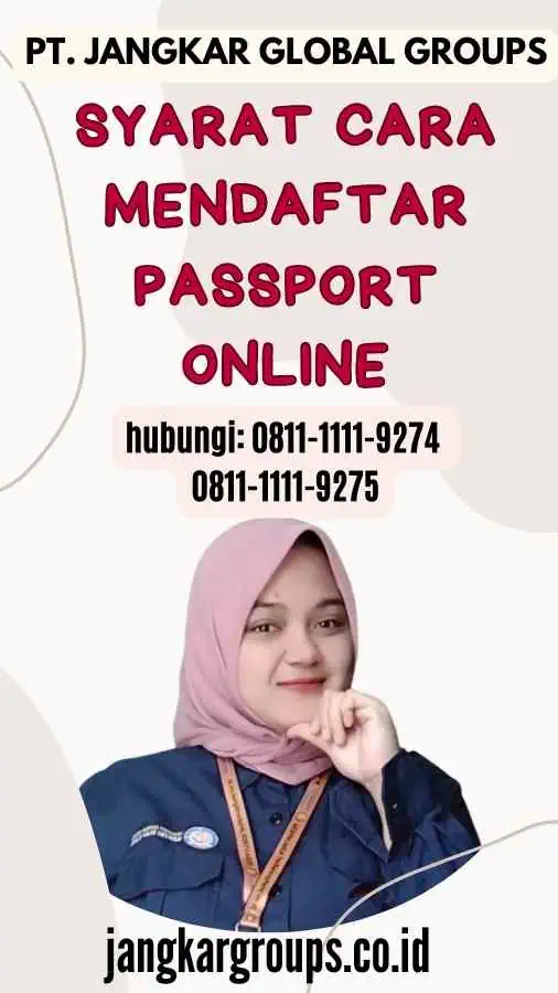 Syarat Cara Mendaftar Passport Online