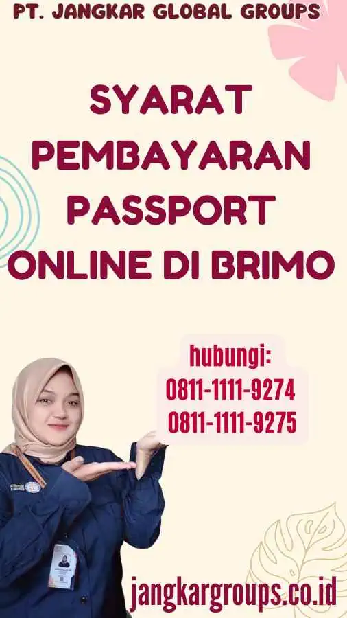 Syarat Pembayaran Passport Online di Brimo