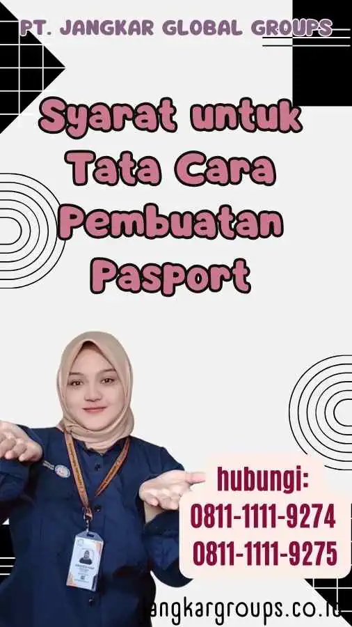 Syarat untuk Tata Cara Pembuatan Pasport