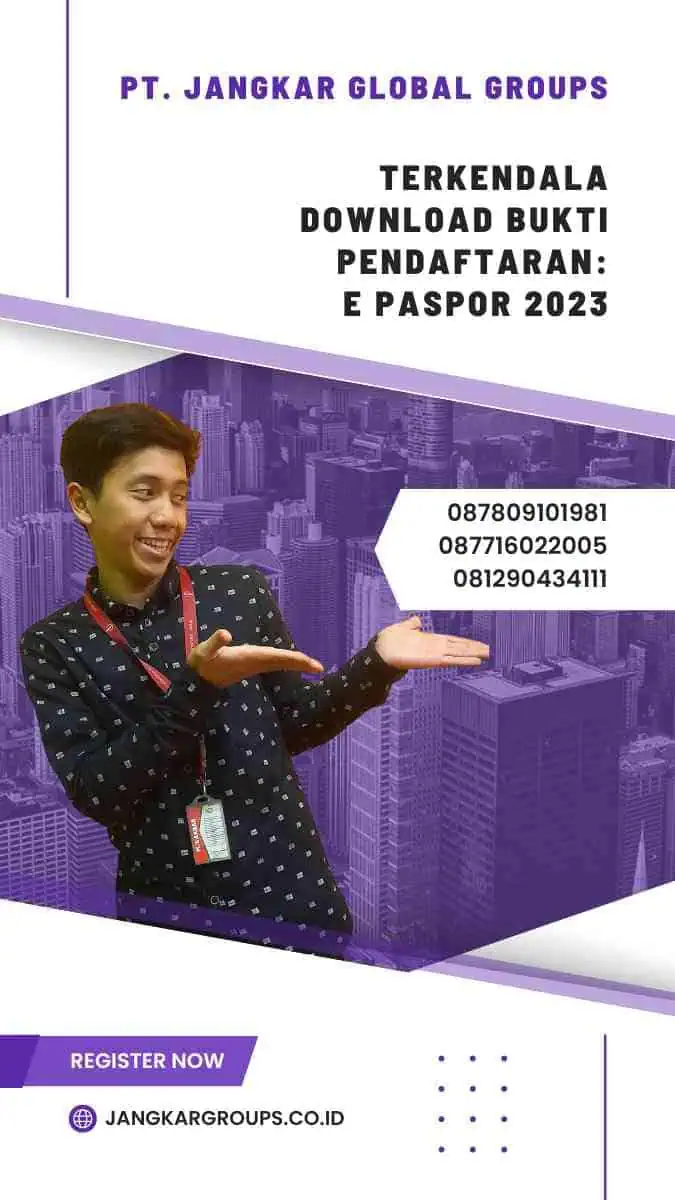 Terkendala Download Bukti Pendaftaran: E Paspor 2023