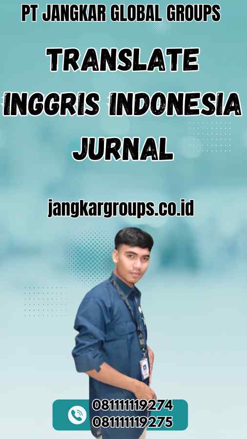 Translate Inggris Indonesia Jurnal