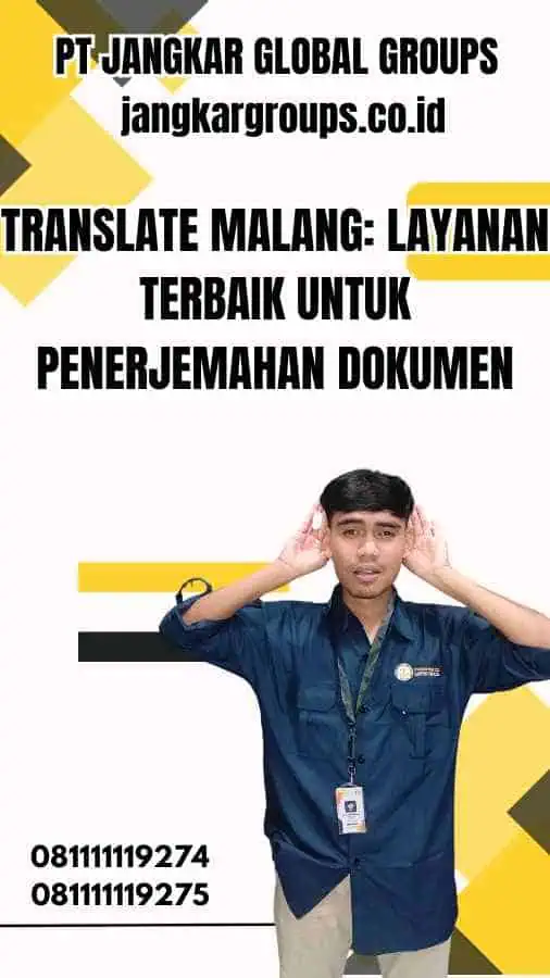 Translate Malang Layanan Terbaik untuk Penerjemahan Dokumen