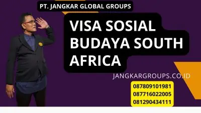 Visa Sosial Budaya South Africa