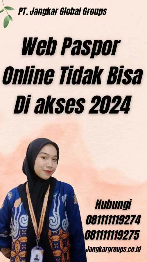 Web Paspor Online Tidak Bisa Di akses 2024