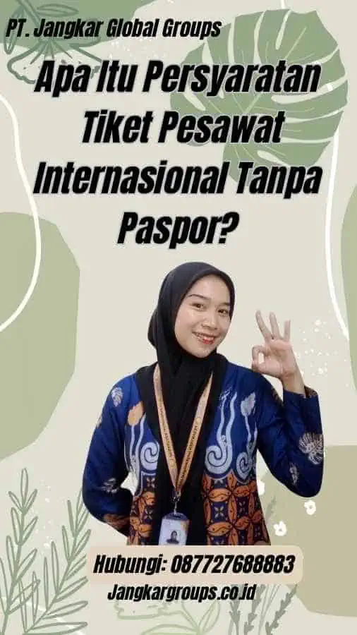 Apa Itu Persyaratan Tiket Pesawat Internasional Tanpa Paspor?