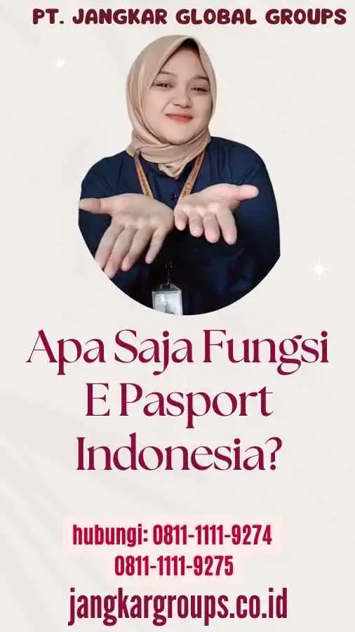 Apa Saja Fungsi E Pasport Indonesia