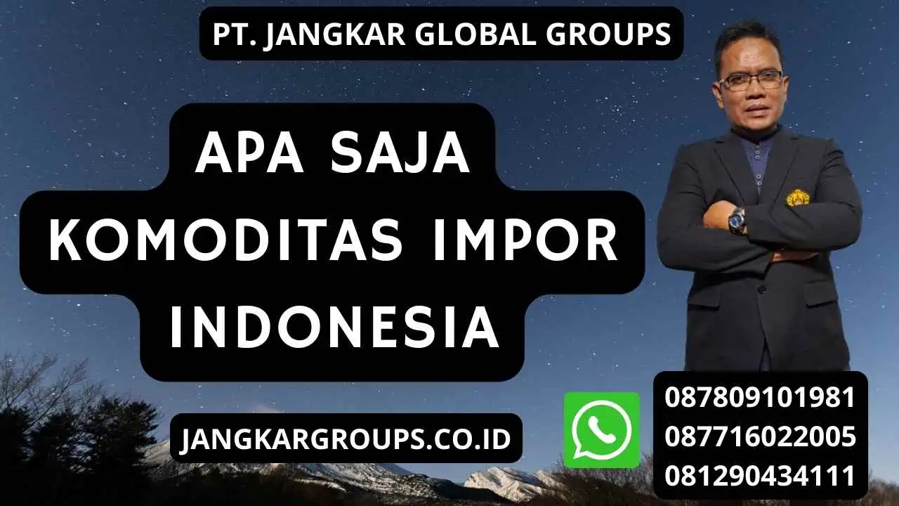 Apa Saja Komoditas Impor Indonesia