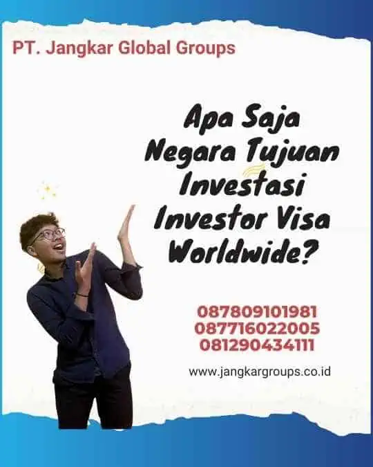 Apa Saja Negara Tujuan Investasi Investor Visa Worldwide?