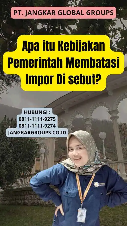 Apa itu Kebijakan Pemerintah Membatasi Impor Di sebut?