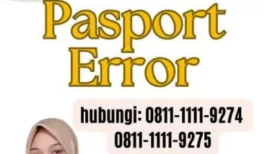 Aplikasi Antrean Pasport Error