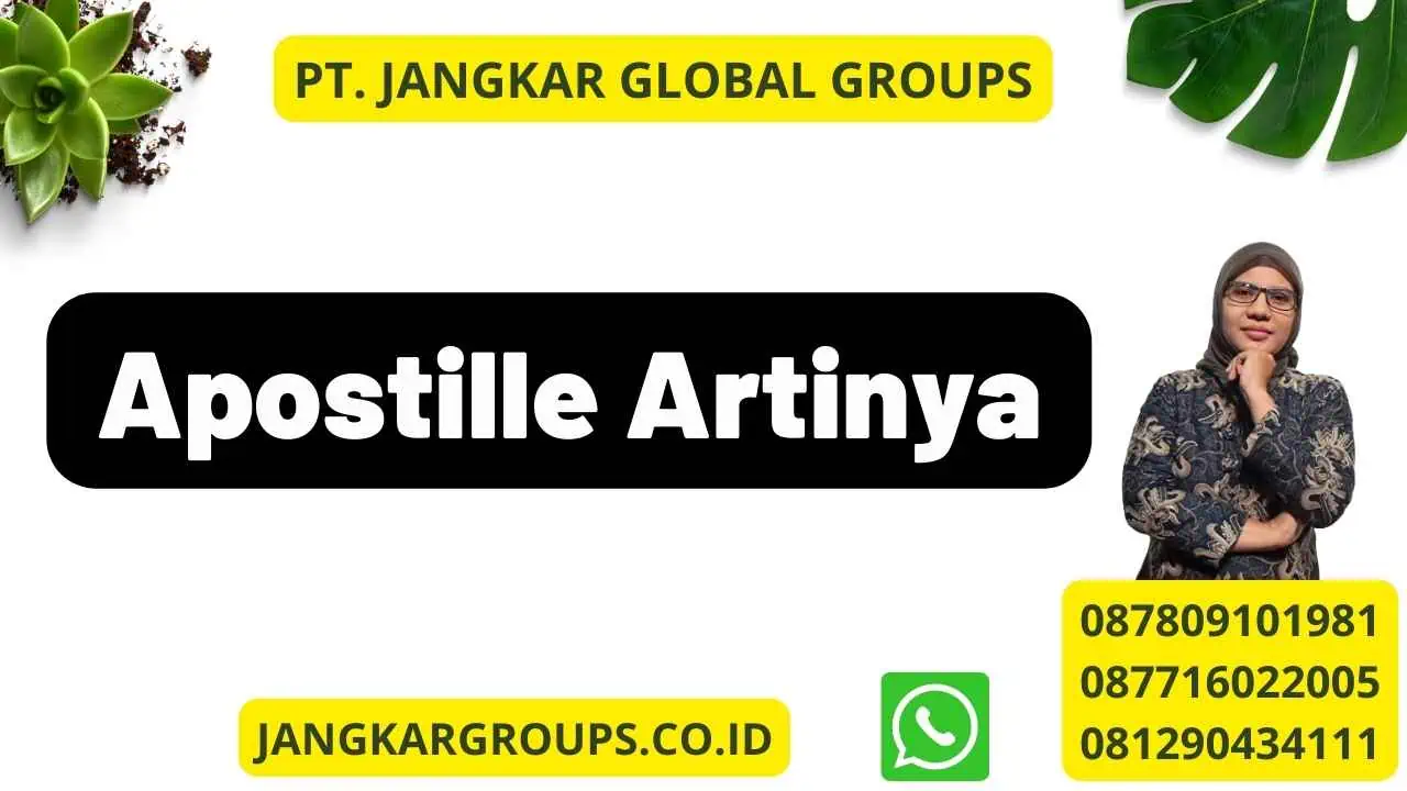 Apostille Artinya