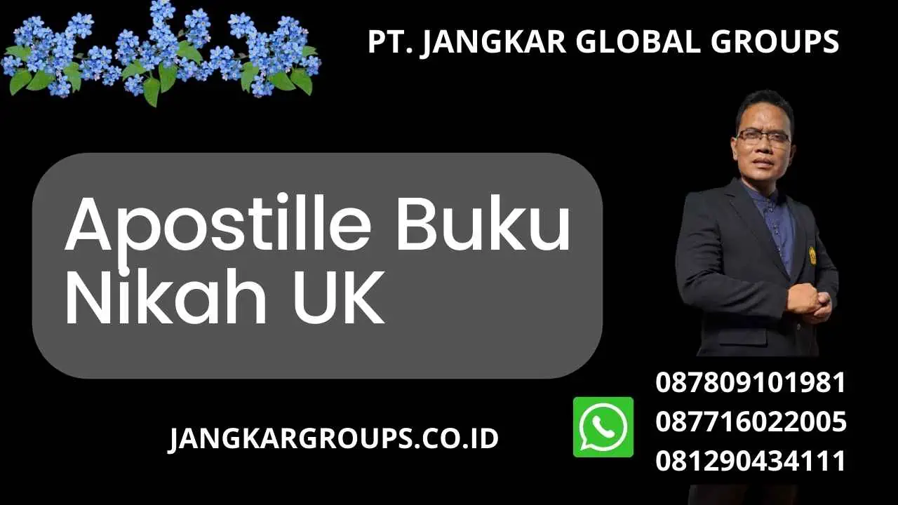 Apostille Buku Nikah UK