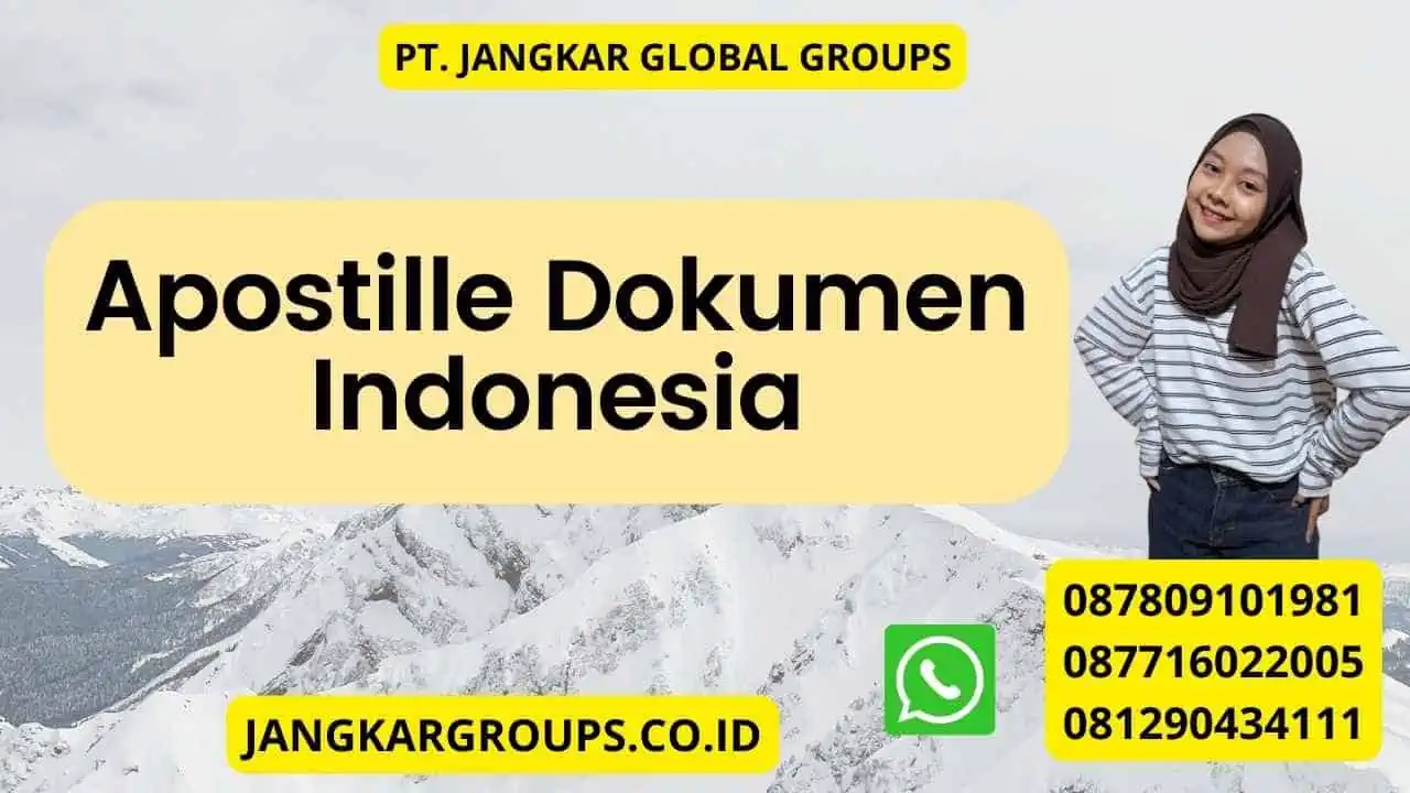 Apostille Dokumen Indonesia