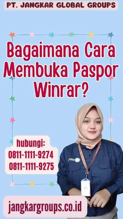 Bagaimana Cara Membuka Paspor Winrar