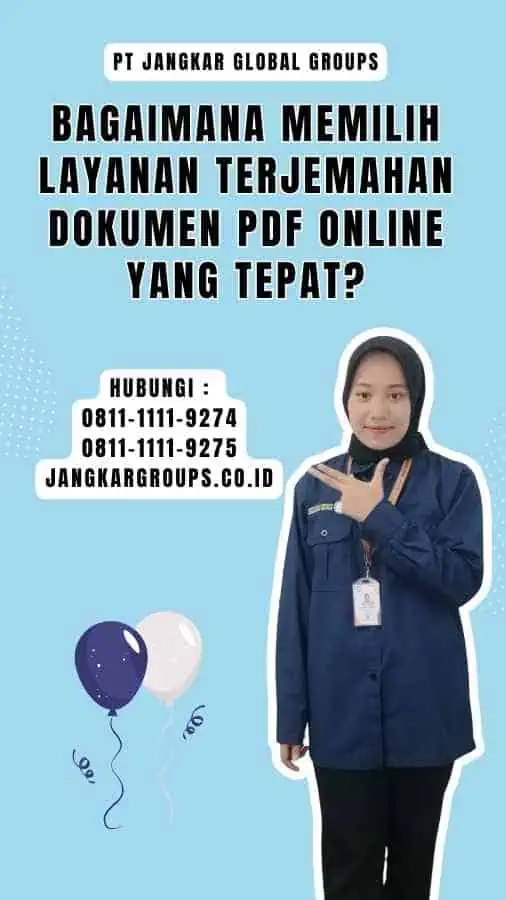 Bagaimana Memilih Layanan Terjemahan Dokumen PDF Online yang Tepat?