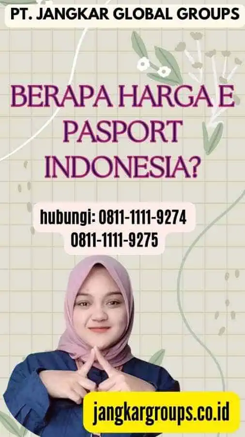 Berapa Harga E Pasport Indonesia