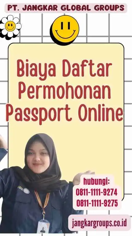 Biaya Daftar Permohonan Passport Online