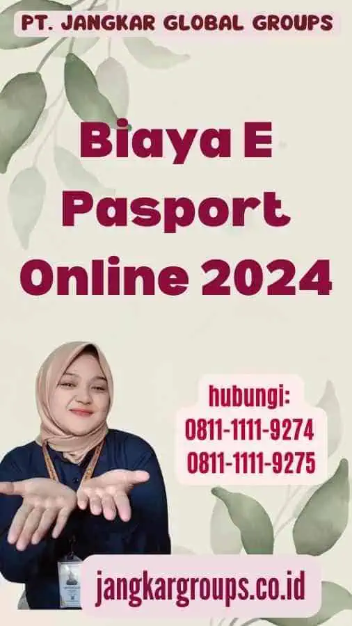 Biaya E Pasport Online 2024