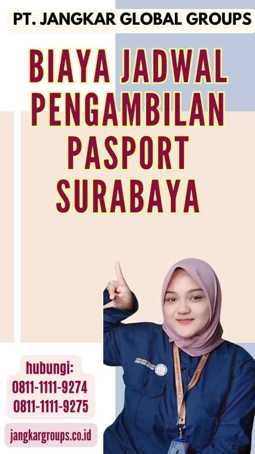 Biaya Jadwal Pengambilan Pasport Surabaya