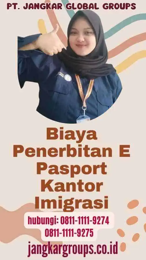 Biaya Penerbitan E Pasport Kantor Imigrasi