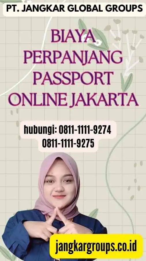 Biaya Perpanjang Passport Online Jakarta