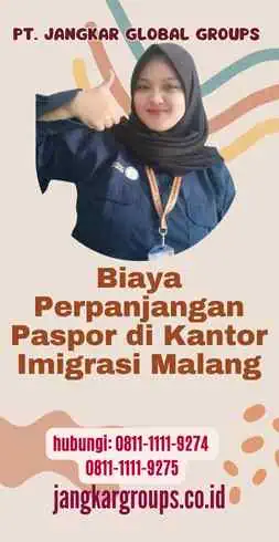 Biaya Perpanjangan Paspor di Kantor Imigrasi Malang